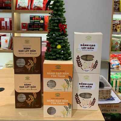 Bánh gạo lứt mầm đường mật dừa 300gr