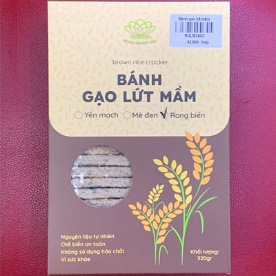 Bánh gạo lứt mầm Rong biển 320gr